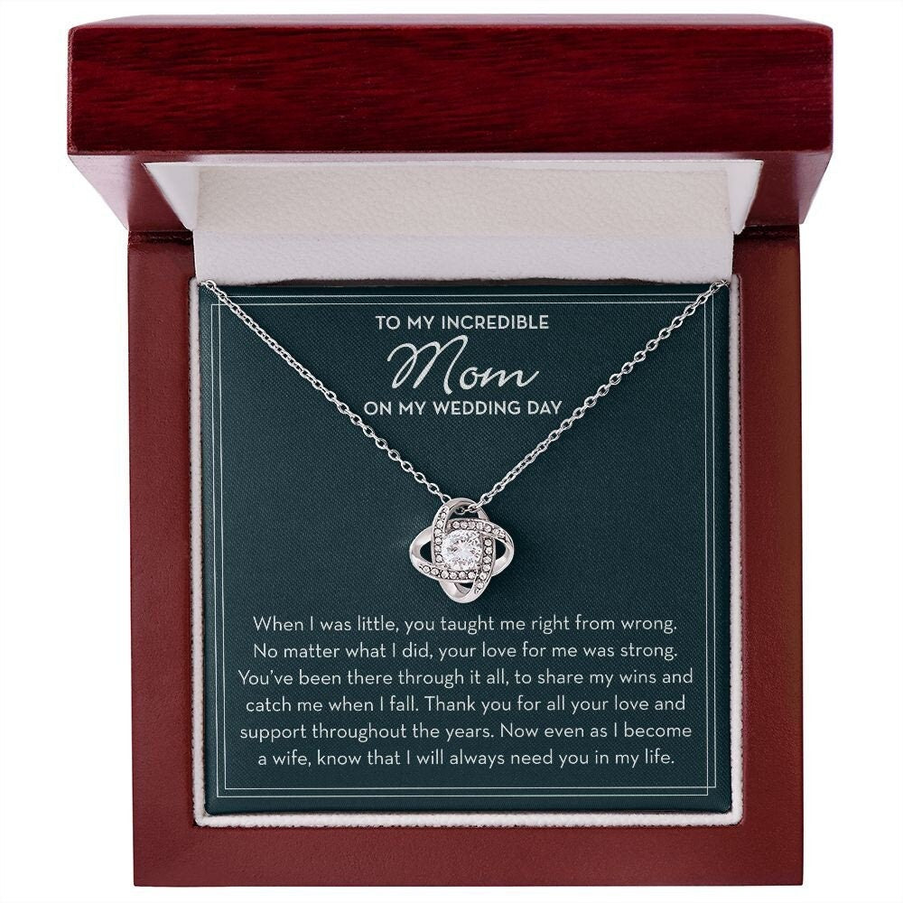 Mother of the Bride Gift From Daughter, Bride Gift for Mom, Wedding Day Gift for Mom