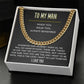 To My Man Chain Necklace, Always Remember