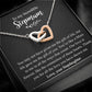 Stepmum Gift from Stepdaughter, Stepmum Necklace, Linked Hearts, Stepmum Jewelry from Stepdaughter, Stepmum Mother's Day, Bonus Mum Birthday