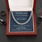 21st Birthday Gift for Son, Chain Necklace from Parents