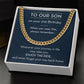 21st Birthday Gift for Son, Chain Necklace from Parents