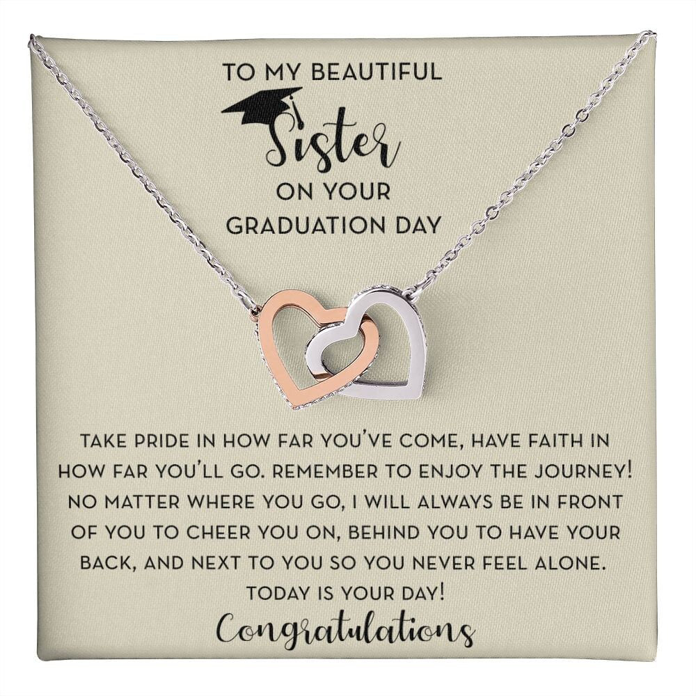 Sister Graduation Gift | Gift from Sister / Brother, Sentimental Jewelry, High School Graduate, College Graduation, Masters, Class of 2023