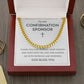 Confirmation Sponsor Gift, Appreciation Gift for Confirmation Sponsor