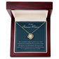 Bonus Mom Necklace Gift, Grateful to Have You