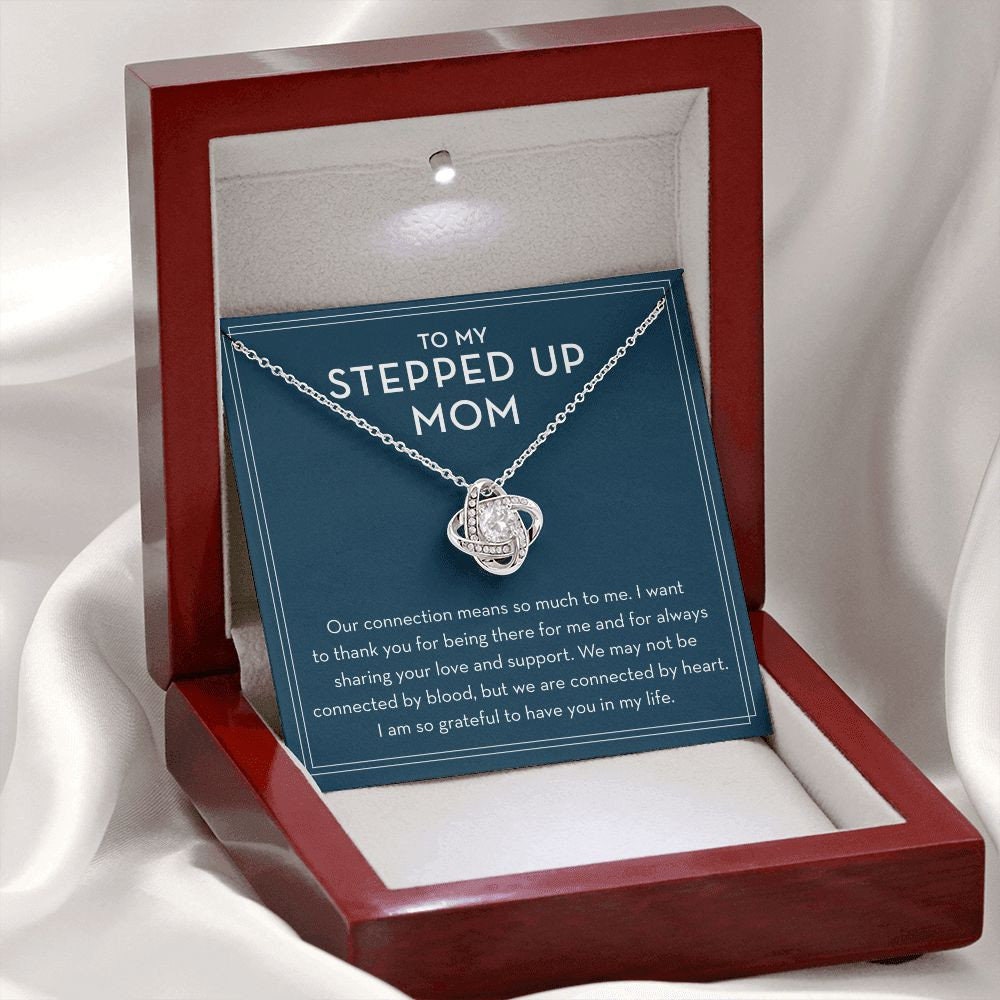 Stepped Up Mom Gift, Bonus Mom, Stepmom Gift, Birthday Gift, Second Mom, Other Mother, Meaningful Mother's Day Gift, Mothers Day Necklace