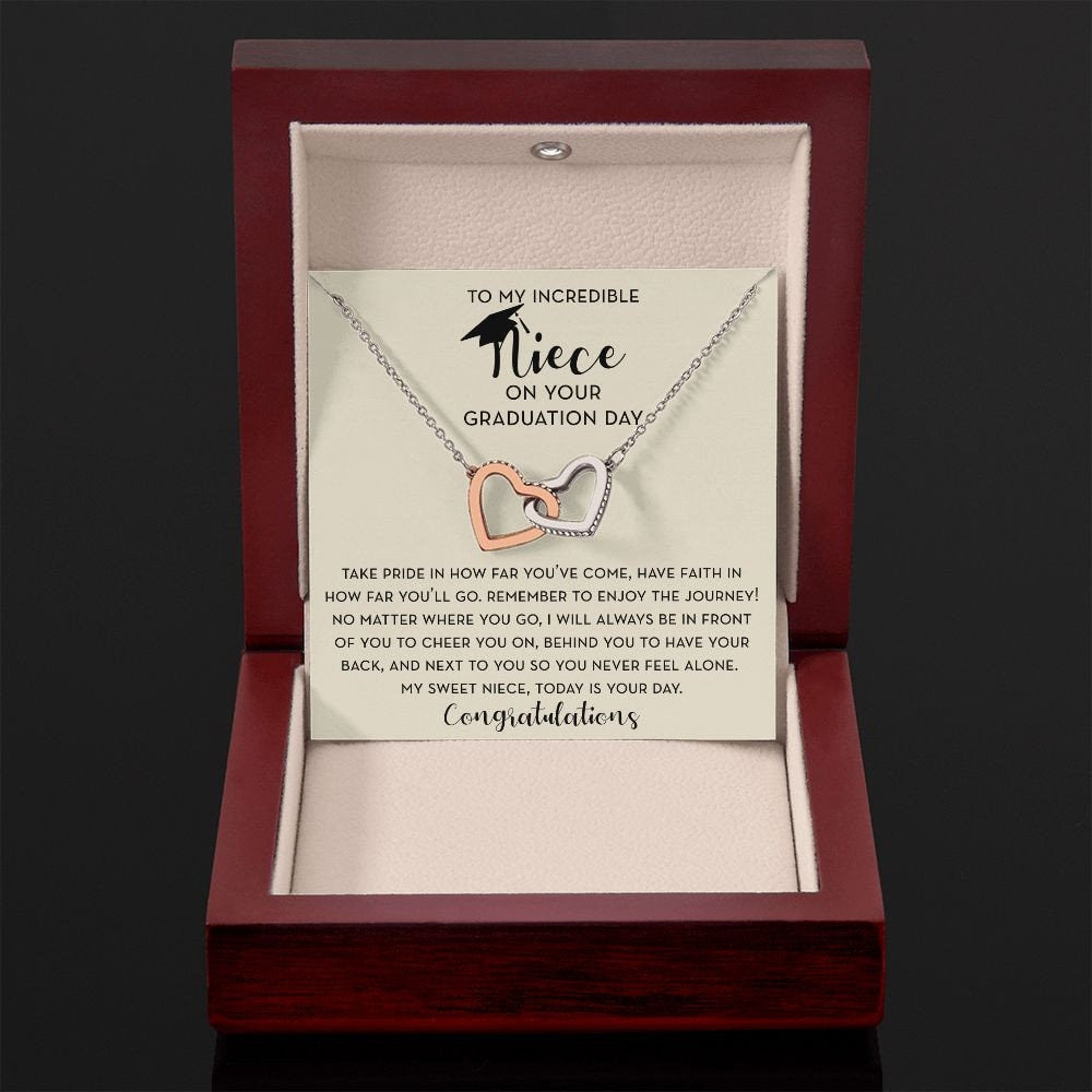 To My Niece Graduation Gift, Niece Gift from Aunt / Uncle, Niece Jewelry, High School Graduate, College Graduation Gift, Class of 2023