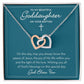 Baptism Gift for Goddaughter Teen, To My Goddaughter Necklace
