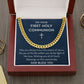 First Communion Gift for Him, Gift for First Holy Communion Boy, First Communion Jewelry