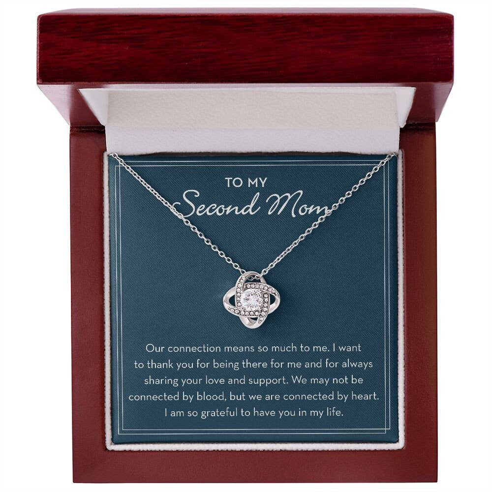 Second Mom Gift, Stepmom Gift, Necklace for Bonus / Step Mom, Foster Mom, Other Mother, Mother in Law, Fiance's Mom, Mothers Day Necklace