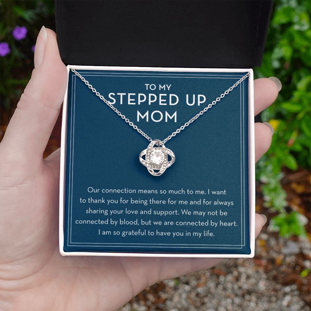 Stepped Up Mom Gift, Bonus Mom, Stepmom Gift, Birthday Gift, Second Mom, Other Mother, Meaningful Mother's Day Gift, Mothers Day Necklace