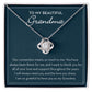 Gift for Grandma, Grandma Gift From Granddaughter / Grandson, Grandmother Sentimental Gift, Grandma Necklace Thanks, Mothers Day Necklace