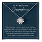 Gift for Grandma, Grandma Gift From Granddaughter / Grandson, Grandmother Sentimental Gift, Grandma Necklace Thanks, Mothers Day Necklace
