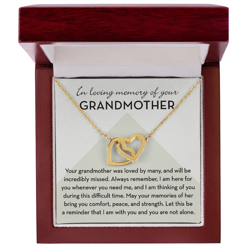 Loss Of Grandmother Gift, Memorial Gift, Loss Of Grandma, Sympathy Gift, Memorial Jewelry, Remembrance Necklace, In Memory of Grandmother