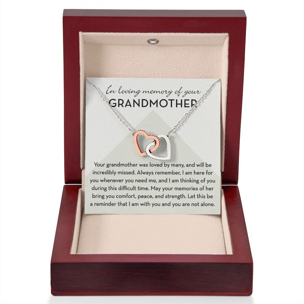 Loss Of Grandmother Gift, Memorial Gift, Loss Of Grandma, Sympathy Gift, Memorial Jewelry, Remembrance Necklace, In Memory of Grandmother