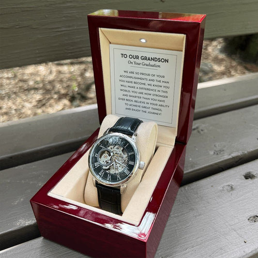Graduation Gift for Grandson, Grandson Watch Gift from Grandparents