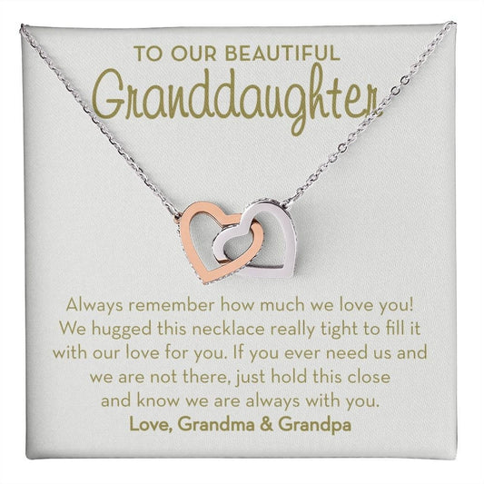 Gift for Granddaughter, Birthday Gift from Grandparents, Always With You