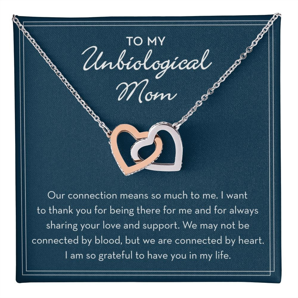 Unbiological Mom Gift, Stepmom Gift, Necklace for Bonus / Second Mom, Foster Mom, Other Mother, Mother in Law Gift, Fiance's Mom Jewelry