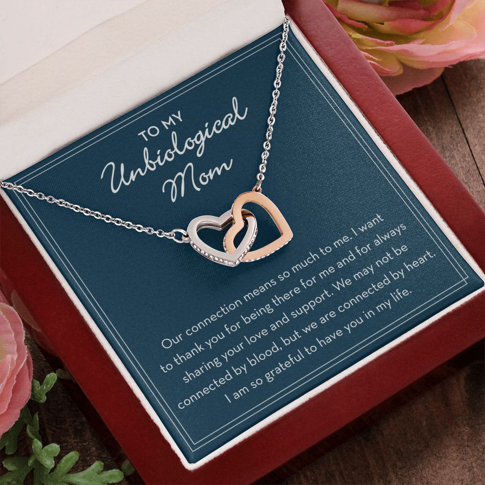 Unbiological Mom Gift, Stepmom Gift, Necklace for Bonus / Second Mom, Foster Mom, Other Mother, Mother in Law Gift, Fiance's Mom Jewelry
