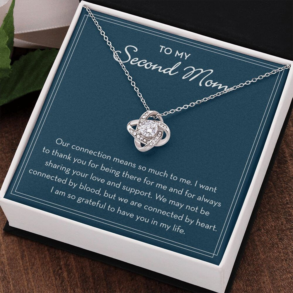 Second Mom Gift, Stepmom Gift, Necklace for Bonus / Step Mom, Foster Mom, Other Mother, Mother in Law, Fiance's Mom, Mothers Day Necklace