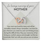 In Loving Memory of Your Mom, Memorial Gift For Loss of Mother, Loss of Mom Necklace