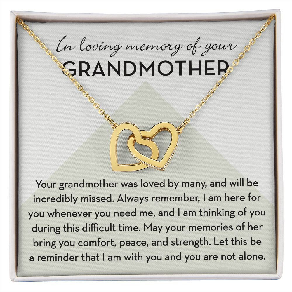 Loss Of Grandmother Gift, Memorial Gift, Loss Of Grandma, Sympathy Gift, Memorial Jewelry, Remembrance Necklace, In Memory of Grandmother