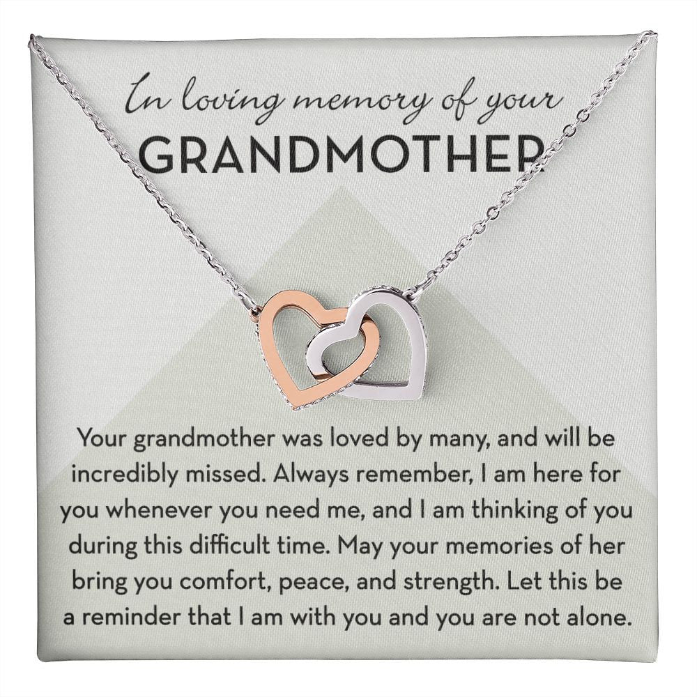 Loss Of Grandmother Gift, Memorial Gift, Loss Of Grandma, Sympathy Gift, Memorial Jewelry, Remembrance Necklace, In Memory of Grandmother