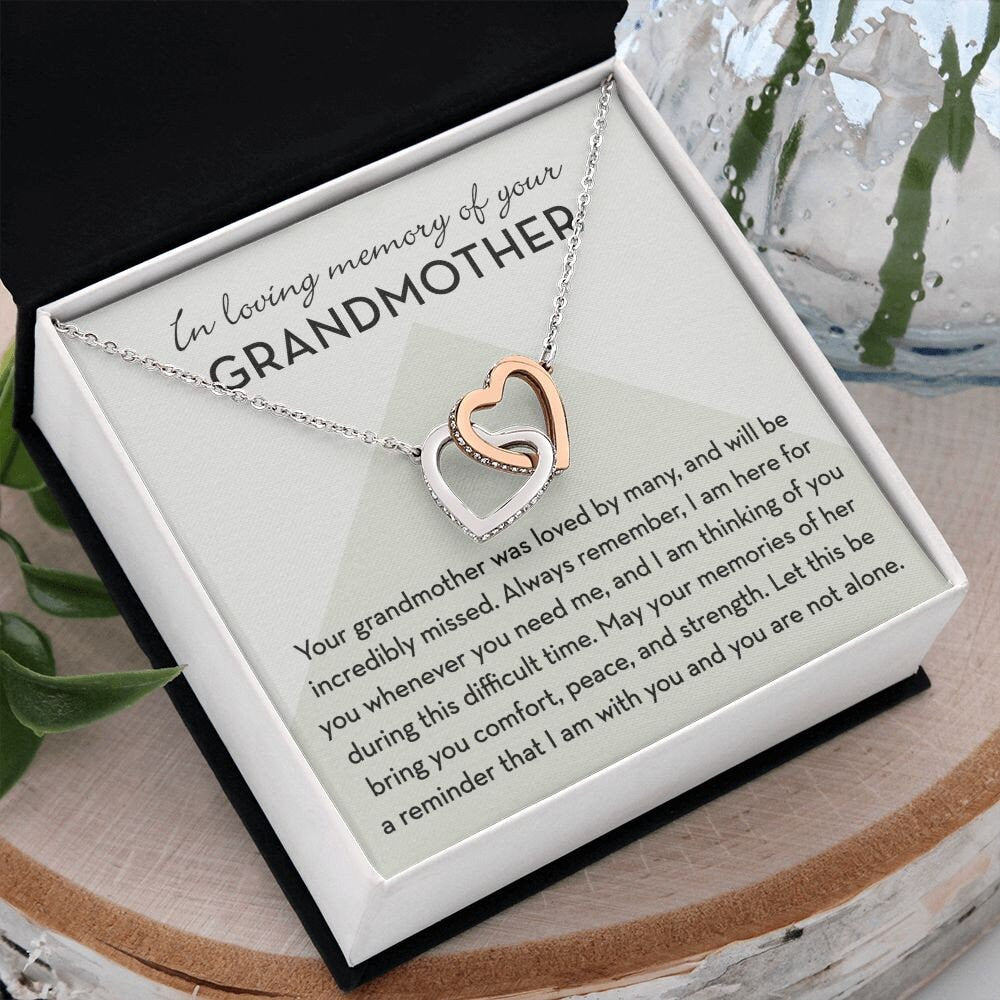 Loss Of Grandmother Gift, Memorial Gift, Loss Of Grandma, Sympathy Gift, Memorial Jewelry, Remembrance Necklace, In Memory of Grandmother
