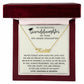 Granddaughter Gift for 8th Grade Graduation, Personalized Name Necklace
