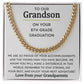 8th Grade Graduation Gift for Grandson, Grandson Gift Middle School Graduation