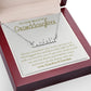 Personalized Name Necklace for Granddaughter, Gift from Grandparents